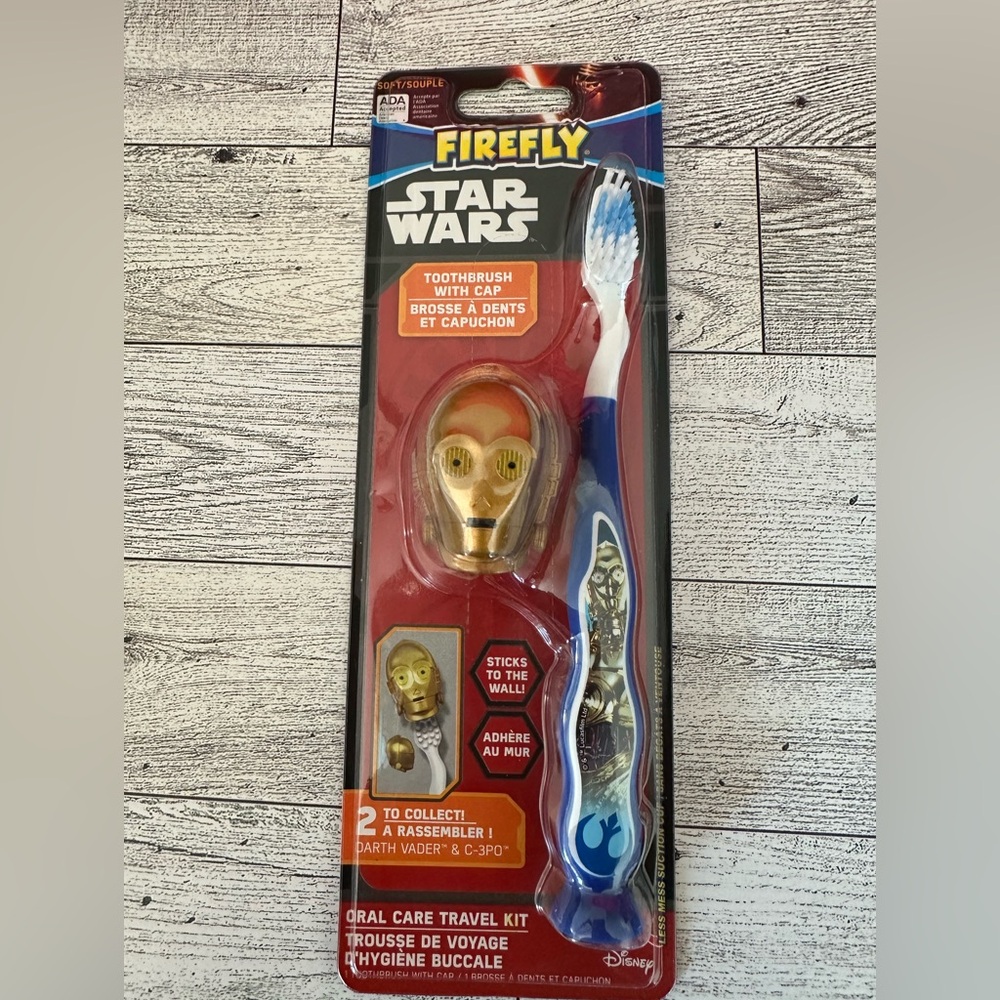 🌵 3/$15 Star Wars C3PO Toothbrush Travel Set ( see description)